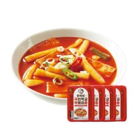 추억의 국민학교 떡볶이 국떡 오리지널 4팩 (16,250/무배)3