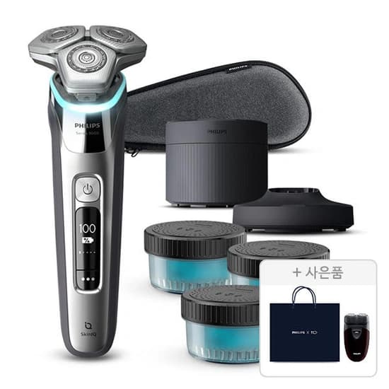 필립스 9000 시리즈 전기면도기 S9985/67 크롬실버 (249,000원/무료)