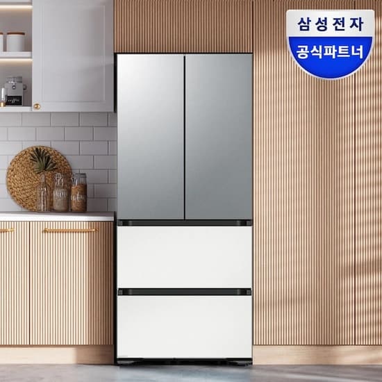 삼성 비스포크 김치냉장고 1등급 4도어 490L RQ49C94Y1AP (삼카할인 1,578,317원 무료)