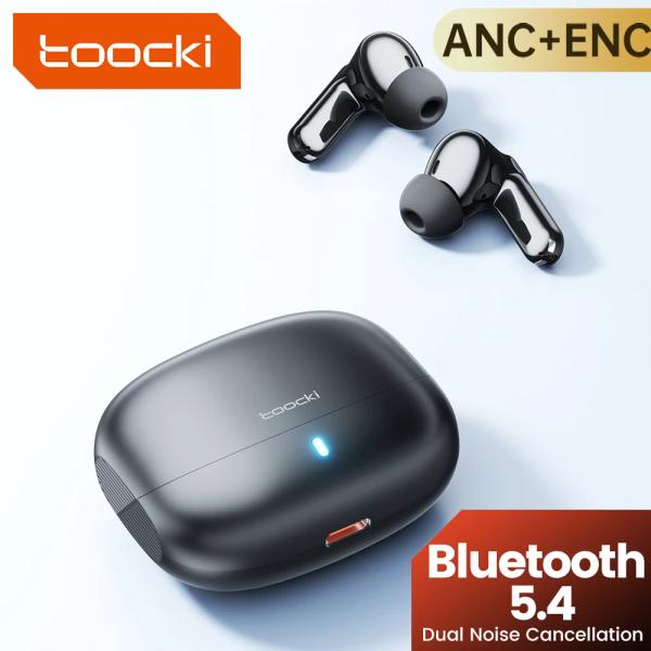 Toocki Bluetooth 5.4 ANC 무선 이어폰($3.53/무료)
