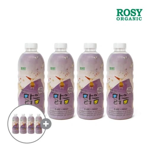 원뿔딜_유기농 배도라지주스1L [4+4=8병] (28,900원_49%세일/무배)1