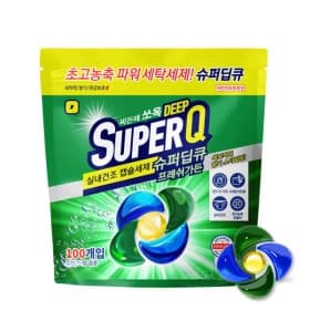 캡슐세제 슈퍼딥큐 5 in 1 프레쉬가든 100개 [13,510원/무료배송]