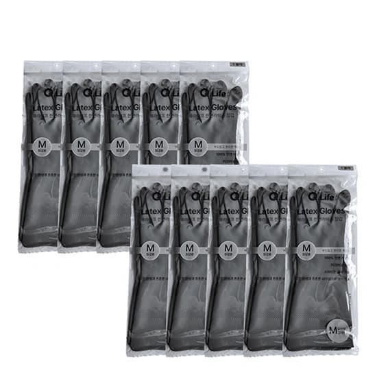 라텍스 고무장갑 10켤레 (11,980원/무료)5