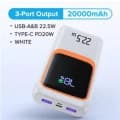 QOOVI 20000mAh 보조배터리 PD 22.5W ($8.66/무료)