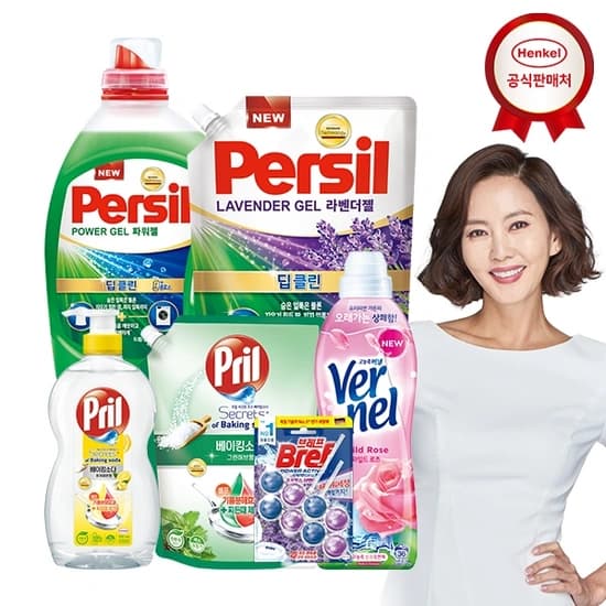퍼실 딥클린 라벤더 1.8L 6개+퍼울 300ml 2개(토스 32,669원 무료)