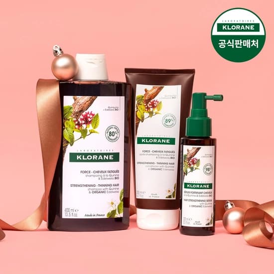 클로란 퀴닌 에델바이스 샴푸 400ml 2개+컨디셔너 200ml (26,830원/무료)