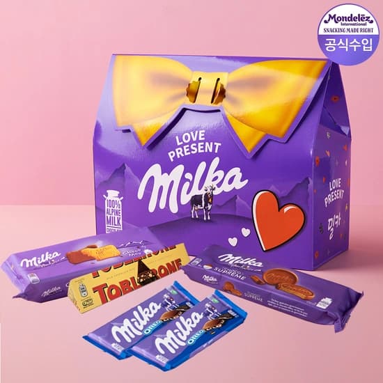 밀카/토블론 초코쿠키 선물세트 (9,900원/무료)3