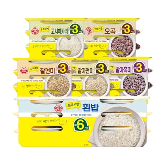 오뚜기 흑미밥 210g 36개 외 골라담기 (28,490원/무배)3