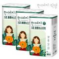 한예지 볼륨앤소프트 천연펄프 3겹 화장지 30롤 3팩(19,638원/무료)