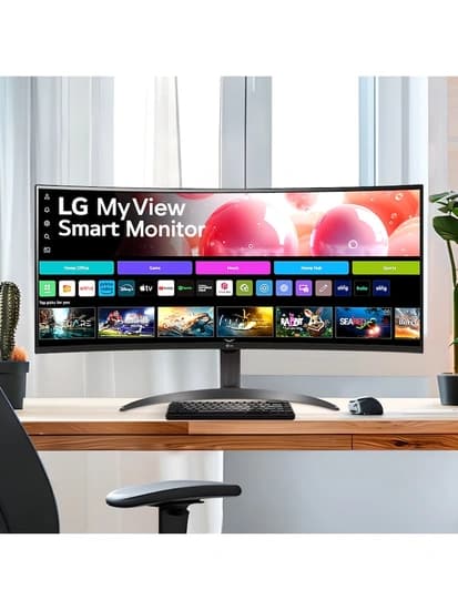 LG MyView 34SR65QC 스마트모니터 34인치 WQHD 와이드 커브드 (399,553원/무료)1