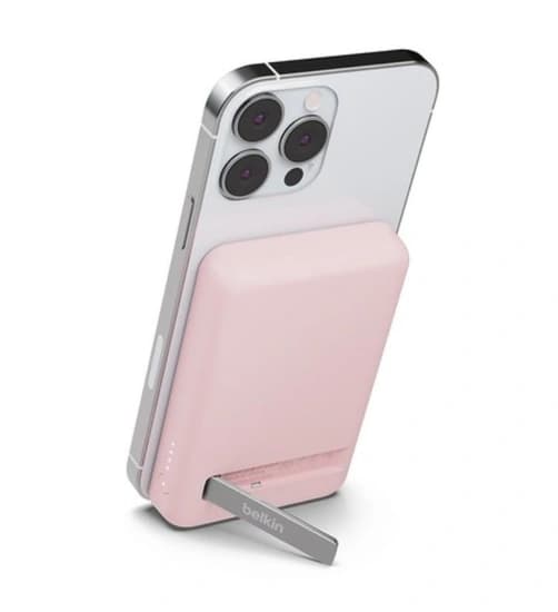 벨킨 5000mAh 맥세이프 마그네틱 무선 충전 보조배터리 + 스탠드 (와우 39,900원/무료)16