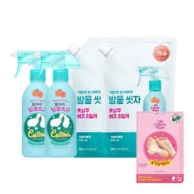 온더바디 코튼풋 발을씻자 풋샴푸 자몽향 본품 385ml 2개+자몽향 리필 500ml 2개+발각질팩하자 1회분 (14,790원/무료)6