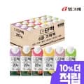 빙그레 더단백 프로틴음료 단백질 드링크 250ml 6종 혼합 18개입 (23,900원/무료)5