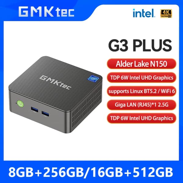 GMKtec 미니 Pc GMK G3 PLUS NUCBOX Windows 11 컴퓨터 미니 Pc($77.71,무료)