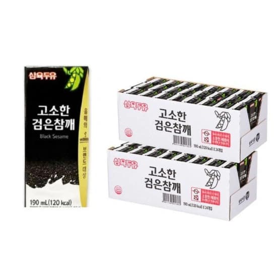 삼육두유 고소한 검은참깨 두유 190ml X 48팩 (19,980원 / 무배)6