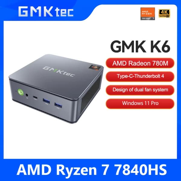 GMKtec K6 7840HS ($173.91/무료)