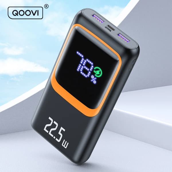 QOOVI 20000mAh 보조베터리($8.34/무배)/QOOVI PD 100W 보조베터리 20000mAh($19.51/무배)