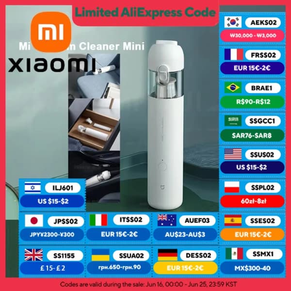 ONEMIX 남성용 쿠션 러닝화($22.03/무배)/샤오미 미지아 휴대용 무선 진공 청소기($22.27/무배)