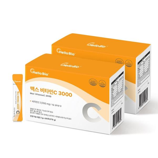 맥스 비타민C 3000 90포 2박스 (18,000원/무료)1