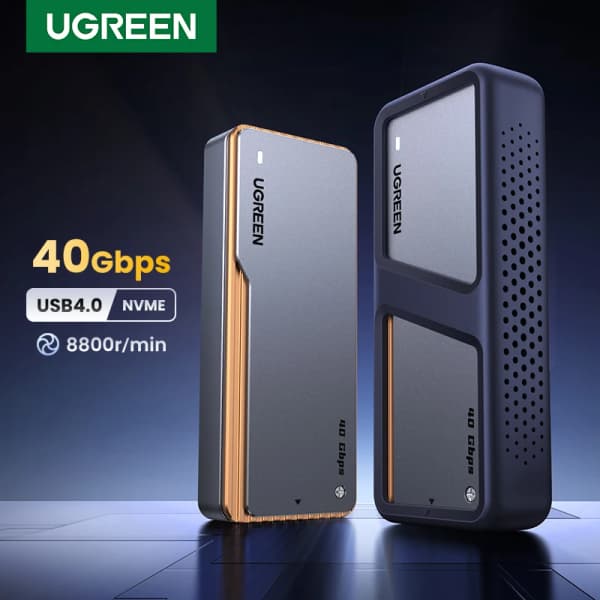 UGREEN 40Gbps USB 4.0 외장 SSD 케이스(($42.44/무료)