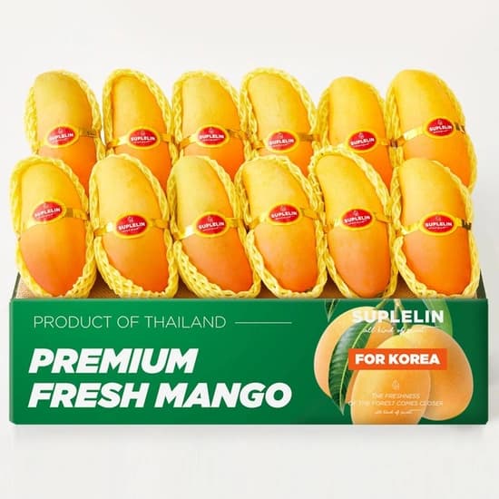 수플린 새콤달콤 고당도 마하차녹 무지개 망고 5kg (16과-18과)(26,980원/무료)1
