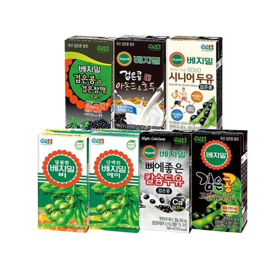 베지밀 뼈에좋은 칼슘두유 검은콩 190ml 72팩 (24,900원/무료)