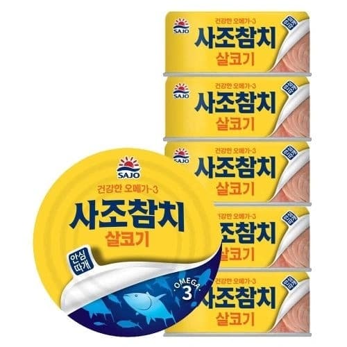 사조 안심따개 살코기참치 100g 20캔 (23,750원/무료)2