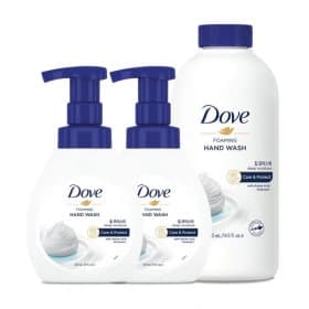 도브 포밍 핸드워시 딥너리싱 본품 240ml 2개 + 리필 430ml (8,910원/무료)