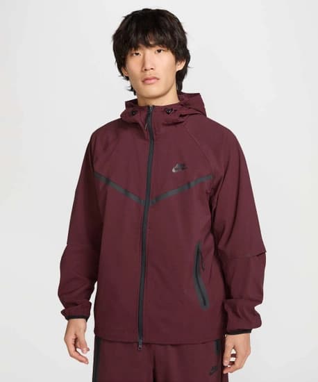 나이키 테크 윈드러너 풀집 재킷 버건디 (농협,롯데88,580원/무배)4