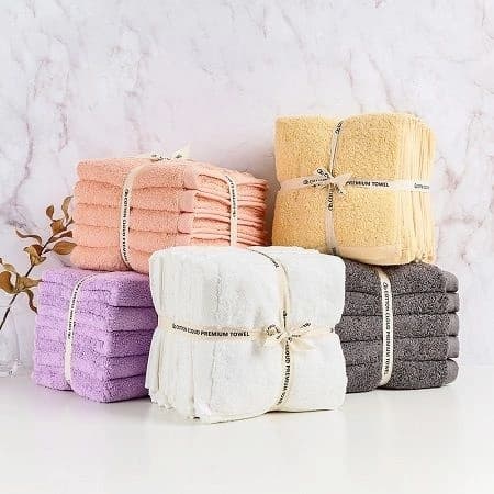 코튼클라우드 무형광 고중량 호텔수건 40수 210g 10장 (34,400원/무료)