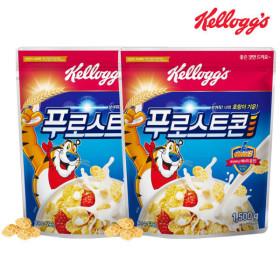 켈로그 시리얼 기획전 푸로스트콘 대용량 1500g x 2개 (u클 18700원/무배)5