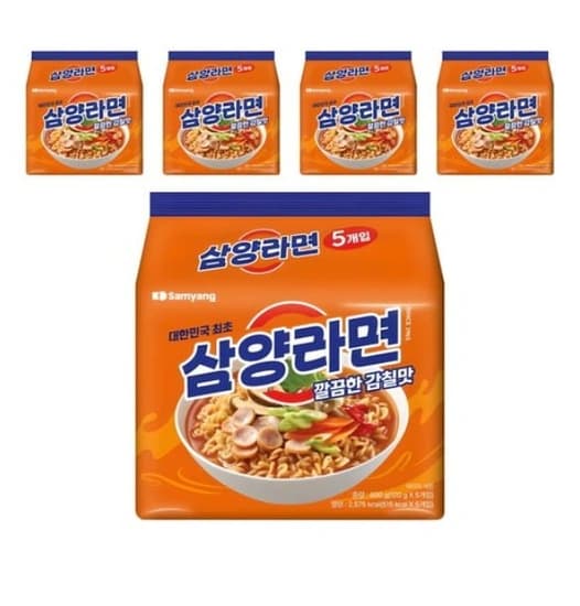 삼양라면 120g, 25개 (11,160원/와우무료)