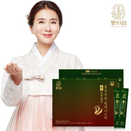 동의삼 6년근 홍삼녹용 원데이스틱 30포 (10,500원/10만 이상 무배)2