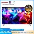 창홍 4K 스마트TV 43인치(189,093원), 55인치(283,523원), 65인치(430,542원), 75인치(579,190원)