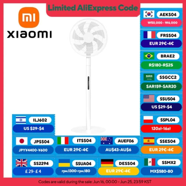 써큘레이터모음코드추가)XIAMI MIJIA 팬프로($56.03),7블레이드($28.42),1X업그레이드($40.57)