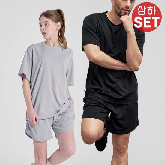 남녀공용 마운틴벨리 반팔 트레이닝 셋업(12,970원/무배)