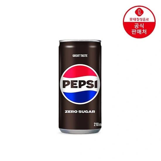 펩시콜라 제로슈거 블랙 210ml 60캔+엘포인트 1천점 적립 (20990원/토스페이계좌,카카오머니19530원/무배)7