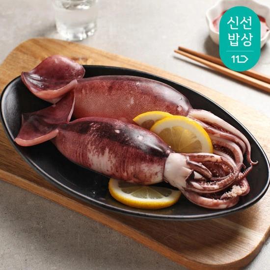 국내산 손질 통 오징어 250g(2미) 3팩 (14,070원/무료)1