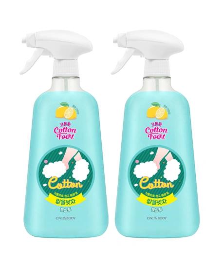 온더바디 코튼풋 발을씻자풋샴푸 레몬 750ML 2개(13,170원/무배)1