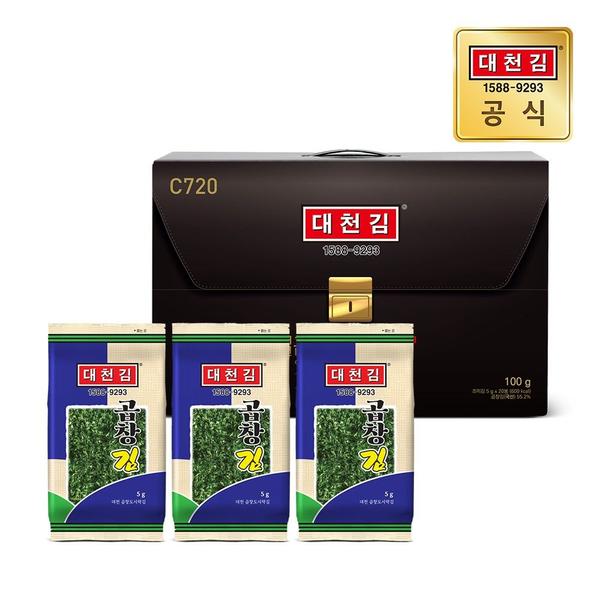 대천김 곱창 도시락김 5g 20봉 (11,090원/무료)2