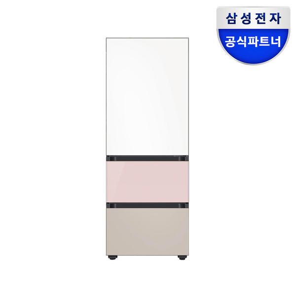 삼성전자 비스포크 김치플러스 김치냉장고 RQ33DB74C1AP 키친핏 313리터 1등급 3도어 (카드 1,168,500원/무료)3