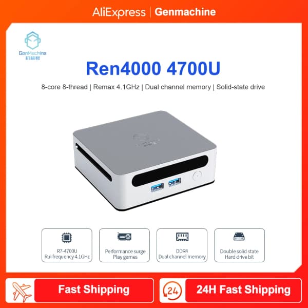 GMKtec K6 7840HS($179.64), 젠머신4700U($80.06), GMKtec M5 Plus 5825U($119.87), FIREBAT N150($70.15), SOYO N150($83.43) 등