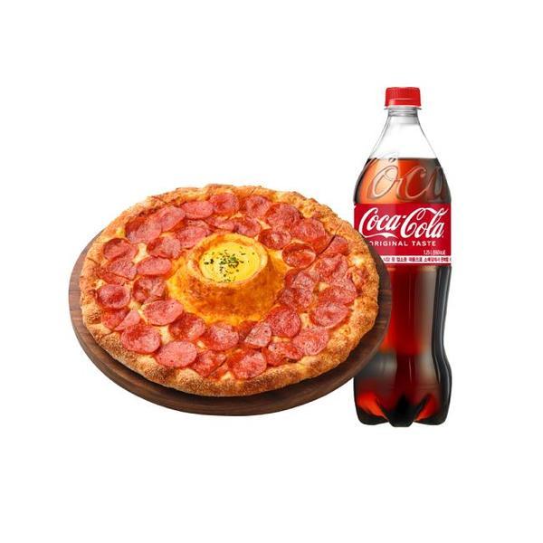피자헛 페페로니 치즈딥(L) + 콜라 1.25L(방문포장) (16,800원/무료)5