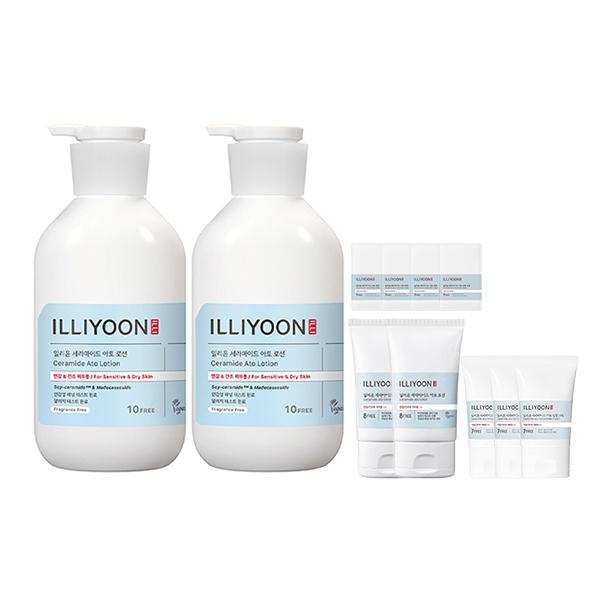 일리윤 세라마이드 아토로션 564ml 2개+증정(아토로션50ml 2개+집중크림30ml 3개+집중크림5ml 4개 (30,240원/무료)