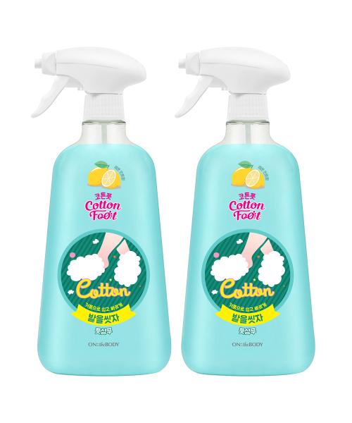 온더바디 코튼풋 발을씻자풋샴푸 레몬 750ML 2개(12,280원 / 무배)1