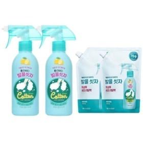 온더바디 코튼풋 발을씻자 풋샴푸 레몬향 본품 385ml 2개+레몬향 리필 500ml 2개 유클 (15,900원/무료)3