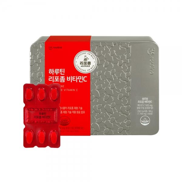 하루틴 리포좀 비타민C 500mg 90정 틴케이스 (15,000원/무배)2