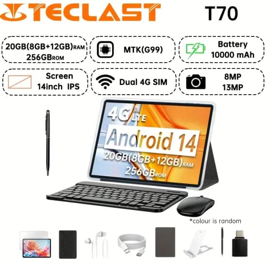 Teclast T70 태블릿Android14 ($134.15,무료)새로운 Lenovo Xiaoxin Pad Pro 12.7($143.99,무료)