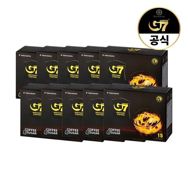 G7 베트남커피 2in1 커피앤슈가 16g 총150개입 (31,500원/무료)