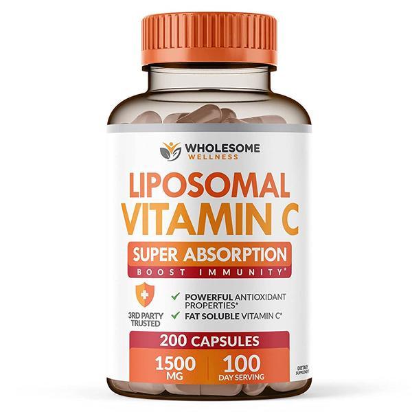 Wholesome Wellness 리포소말 비타민 C 200캡슐 1500mg (27,420원/무료)